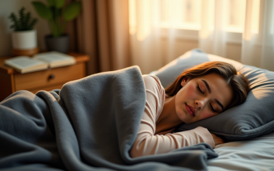 Couverture lestée sensorielle : Comment la pression profonde apaise le système nerveux ?