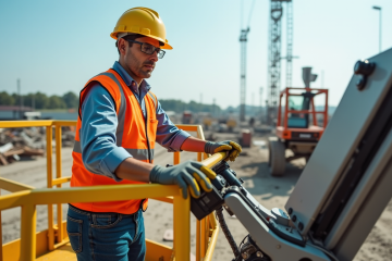 Comment bien utiliser une nacelle automotrice sur un chantier