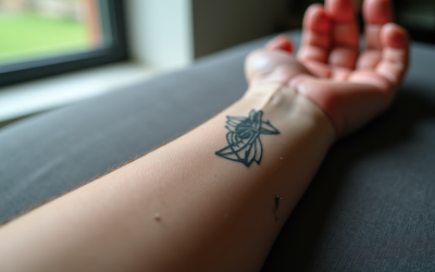 Que faire si un tatouage pèle après quelques jours